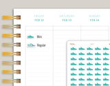 Shoe Icon Planner Stickers for MakseLife Planner U67