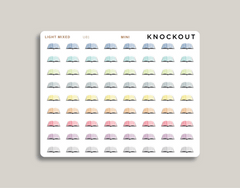 Book Icon Planner Stickers for MakseLife Planner mini light mixed