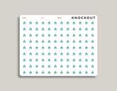 Church Icon Planner Stickers for MakseLife Planner mini teal