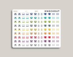 Communication Sampler Icon Sticker Makselife Planner mini mixed