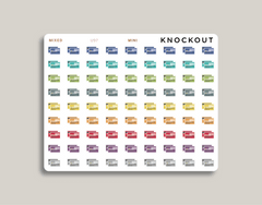 Credit Card Icon Planner Stickers for MakseLife Planner mini mixed