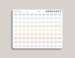 Laptop Computer Icon Planner Stickers for MakseLife Planner mini light mixed