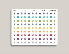 Scale icon sticker makselife planners mini mixed