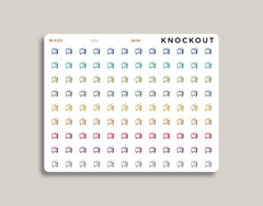 TV Icon Planner Stickers for MakseLife Planner mini mixed