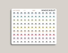 zoom Virtual Meeting icon Stickers for makselife planner mini light mixed