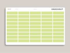 Mildliner Solid Time Block Stickers for Passion Planner PP-L4