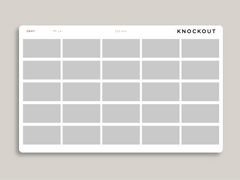 Mildliner Solid Time Block Stickers for Passion Planner PP-L4