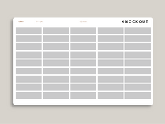 Mildliner Solid Time Block Stickers for Passion Planner PP-L4