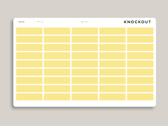 Mildliner Solid Time Block Stickers for Passion Planner PP-L4