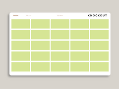 Mildliner Solid Time Block Stickers for Passion Planner PP-L4