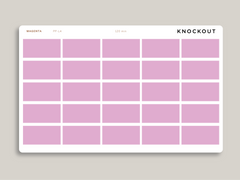 Mildliner Solid Time Block Stickers for Passion Planner PP-L4