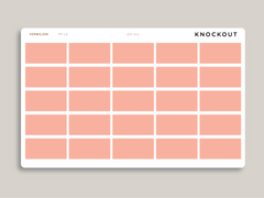 Mildliner Solid Time Block Stickers for Passion Planner PP-L4