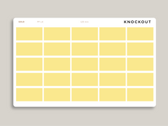 Mildliner Solid Time Block Stickers for Passion Planner PP-L4