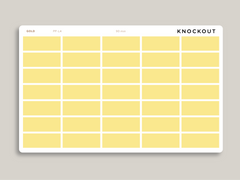 Mildliner Solid Time Block Stickers for Passion Planner PP-L4