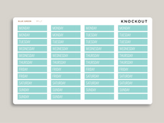 Mildliner Solid Date Covers for Passion Planner PP-L7
