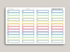 Birthday Month Label Planner Stickers for  MakseLife Planner R18