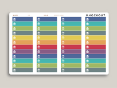 Birthday Month Label Planner Stickers for  MakseLife Planner R18