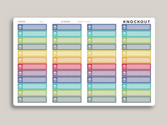 Birthday Month Label Planner Stickers for  MakseLife Planner R18