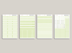 Horizontal Functional Sampler Kit for MakseLife Planner R2