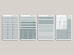 Horizontal Functional Sampler Kit for MakseLife Planner R2