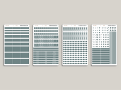 Horizontal Functional Sampler Kit for MakseLife Planner R2