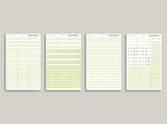 Horizontal Functional Sampler Kit for MakseLife Planner R2