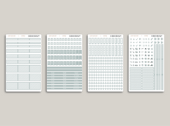 Horizontal Functional Sampler Kit for MakseLife Planner R2