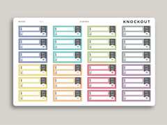 Bill Due Label Planner Stickers for MakseLife Planner R20