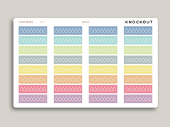 Daily Hydration Tracker Planner Stickers for MakseLife Planners R23