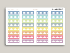 Daily Hydration Tracker Planner Stickers for MakseLife Planners R23