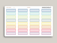 Daily Hydration Tracker Planner Stickers for MakseLife Planners R23
