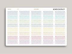 Daily Hydration Tracker Planner Stickers for MakseLife Planners R24