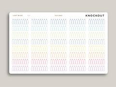 Daily Hydration Tracker Planner Stickers for MakseLife Planners R24