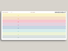 Full Length Horizontal Washi Stickers for MakseLife Planners R27