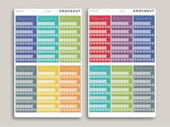 5 Habit Tracker Planner Stickers for MakseLife Planners R28