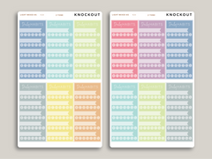 5 Habit Tracker Planner Stickers for MakseLife Planners R28