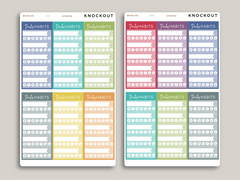 5 Habit Tracker Planner Stickers for MakseLife Planners R28
