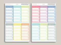5 Habit Tracker Planner Stickers for MakseLife Planners R28