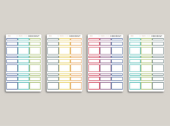 Box Sticker Sampler for  MakseLife Planner R32