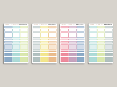 Box Sticker Sampler for  MakseLife Planner R32