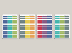 Box Sticker Sampler for  MakseLife Planner R32