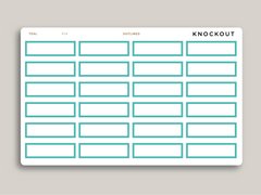 A5 Daily Double Line Time Block Planner Stickers for MakseLife Planner R54
