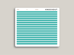 A5 Daily Full Length Narrow Washi Stickers for Makse Life Planners R55