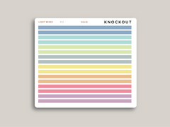 A5 Daily Full Length Narrow Washi Stickers for Makse Life Planners R55