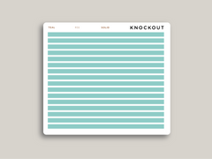 A5 Daily Full Length Narrow Washi Stickers for Makse Life Planners R55