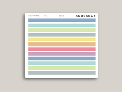 A5 Daily Full Length Header Washi Stickers for Makse Life Planners R56