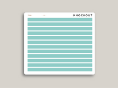 A5 Daily Full Length Header Washi Stickers for Makse Life Planners R56