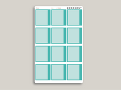 A5 Daily Dot Grid Appointment Full Box Planner Stickers for MakseLife Planner R58