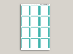 A5 Daily Dot Grid Appointment Full Box Planner Stickers for MakseLife Planner R58