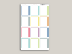 A5 Daily Dot Grid Appointment Full Box Planner Stickers for MakseLife Planner R58